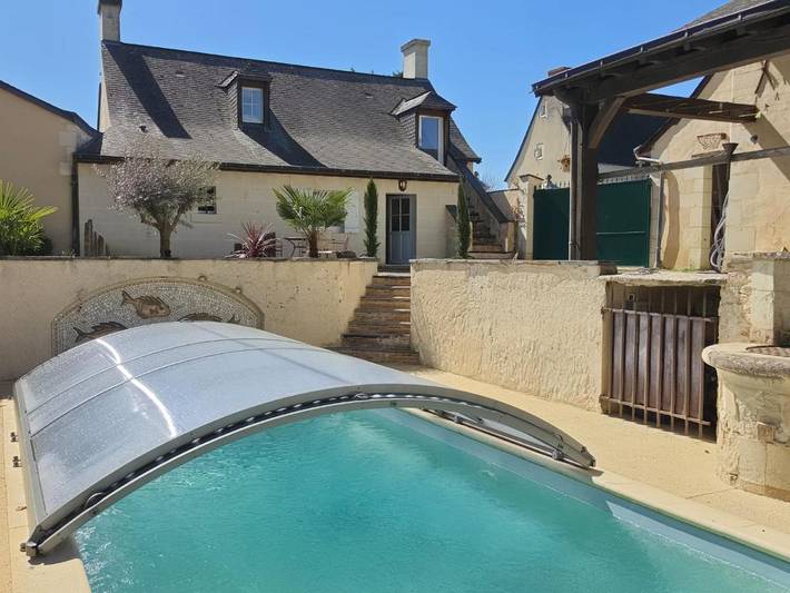 Location de vacances pour 4 personnes, avec piscine ainsi que terrasse et jardin à Fontaine-Milon - 2