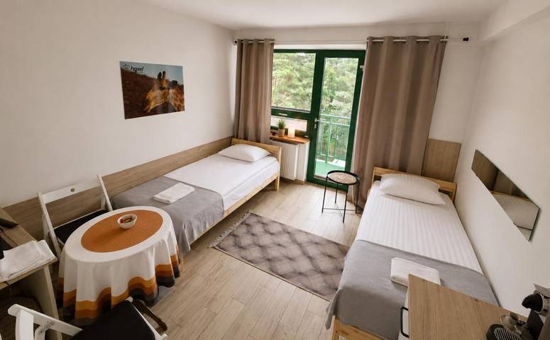 Apartament wakacyjny dla 2 osób, z Balkon i Ogród oraz Sauna i Widok na jezioro w Serock