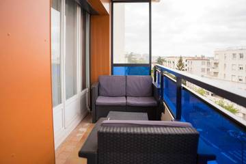 Gîte pour 5 personnes, avec balcon à Saint-Priest