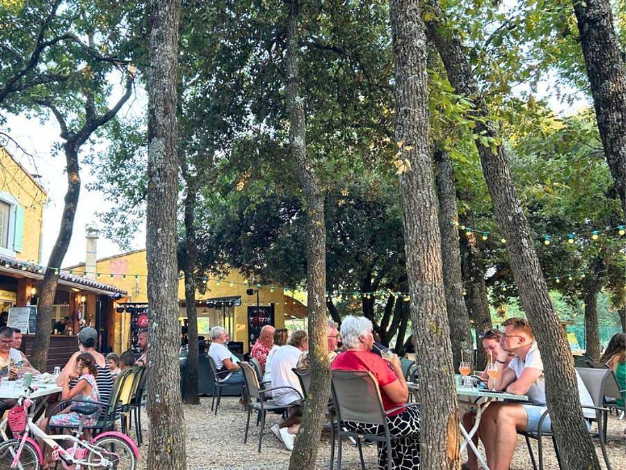 Camping Domaine des Chênes Blancs Pausado - Lodge 5 personen - Cosy Lodge (Ohne Sanitäranlagen) in Saint-Saturnin-lès-Apt, Regionaler Naturpark Luberon