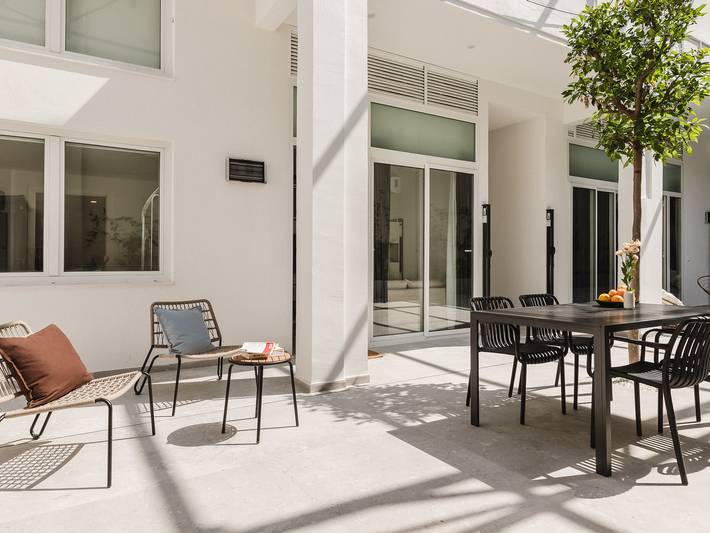 Apartamento de vacaciones para 4 personas, con jardín en Valencia