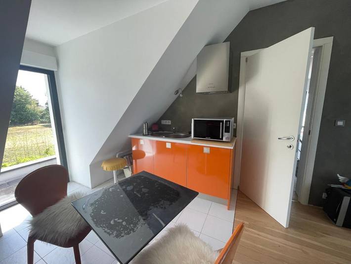 Gîte pour 2 personnes, avec terrasse et jardin ainsi que jacuzzi et piscine à Le Tour-du-Parc - 3