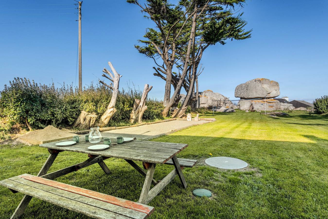 Ferienhaus Stoubenn mit Meerblick und privatem Garten in Kerlouan, Brest und Umgebung