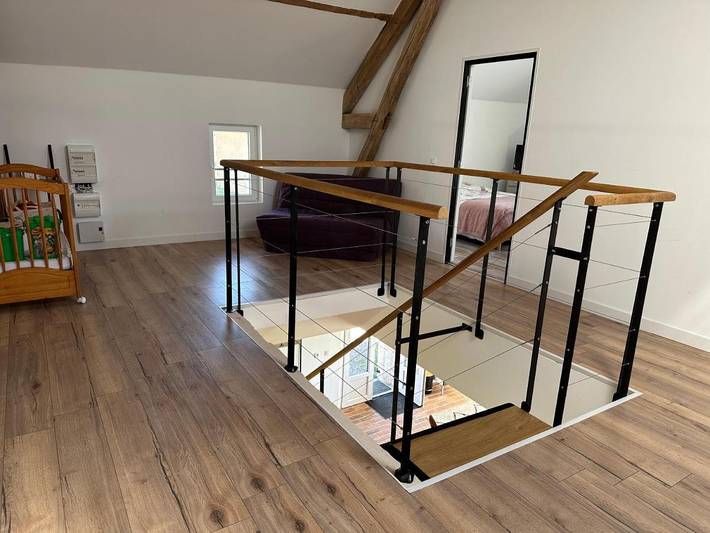 Maison de campagne pour 8 personnes, avec vue et jardin, animaux acceptés à Arthon - 4