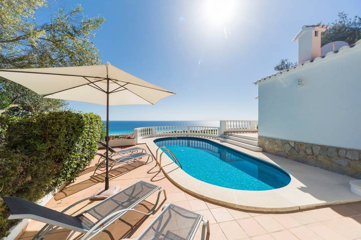 Espectaculares vistas al mar y piscina – Villa Amoura in Sant Jaume, Municipio de Alaior