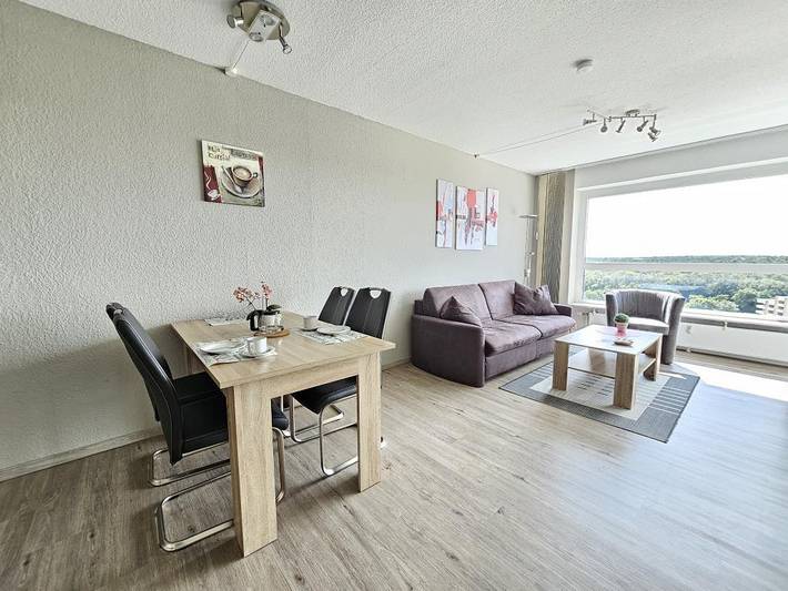 Ferienwohnung für 3 Personen, mit Balkon/Terrasse und Balkon sowie Sauna und Meerblick in Sahlenburg - 3