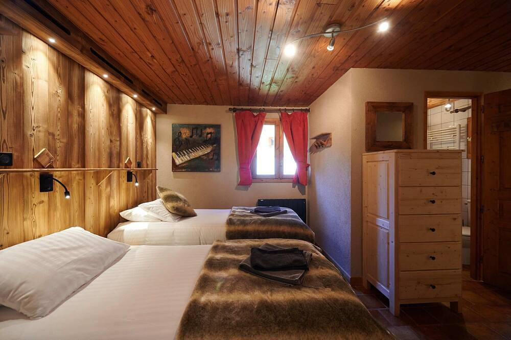 Berghütte-Elitär-Ensuite-Bergblick in Vanoise-Massiv