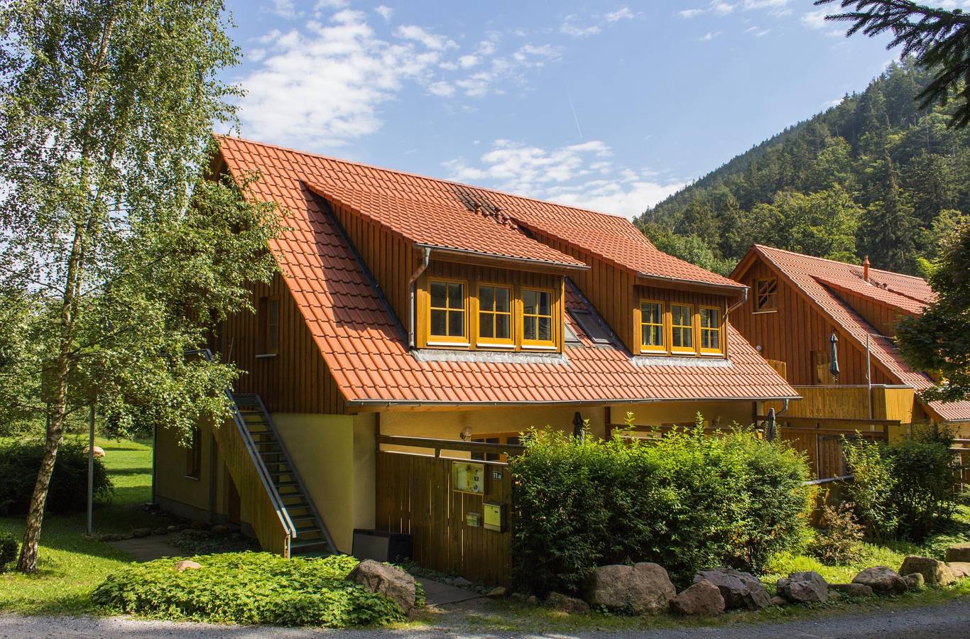 Appartement de vacances entier, Ferienwohnung Ferienhäuser am Brocken, 80 qm 3 Schlafzimmer in Ilsenburg, Harzvorland