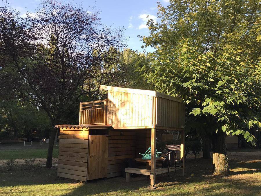 Camping Suze Luxe Nature - Chalet 2 personas - Camarote estrella - con Wc y lavabo - micrococina sin agua - sin ducha in Suze-la-Rousse, Región de Nyons