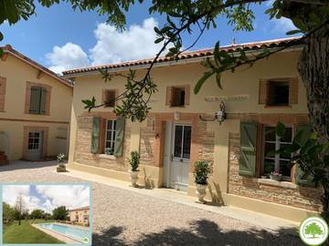 Cottage pour 2 personnes, avec jardin et piscine dans Sajas