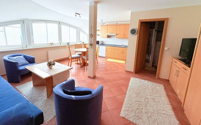 Ferienwohnung für 4 Personen, mit Ausblick und Terrasse, mit Haustier