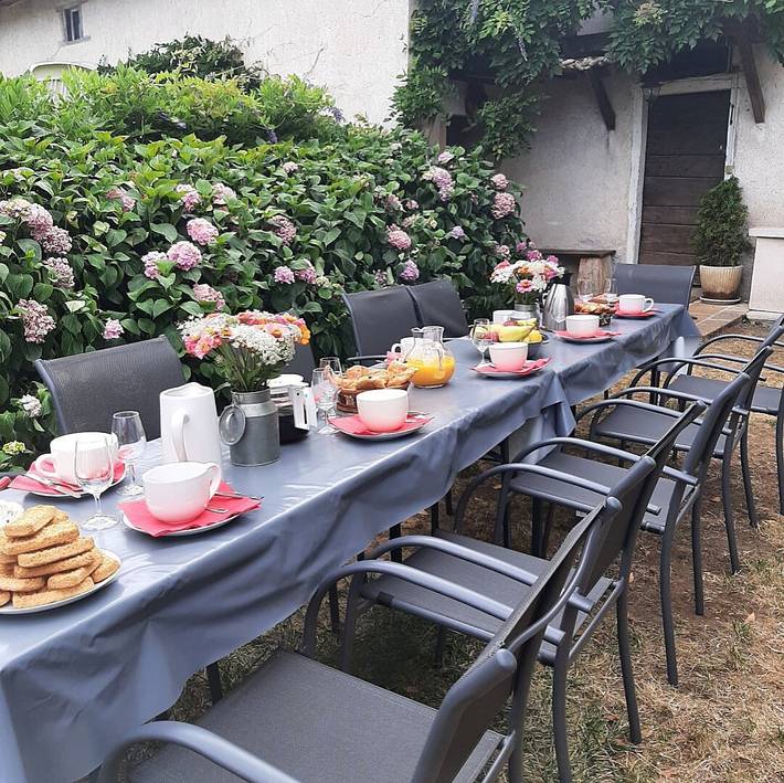 Gîte pour 12 personnes, avec terrasse