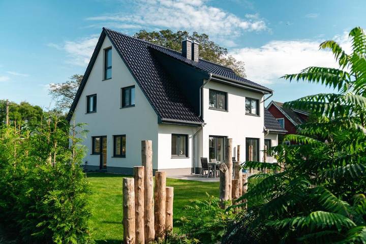 Ferienhaus für 6 Personen, mit Terrasse und Garten sowie Sauna und Ausblick in Wendisch Langendorf