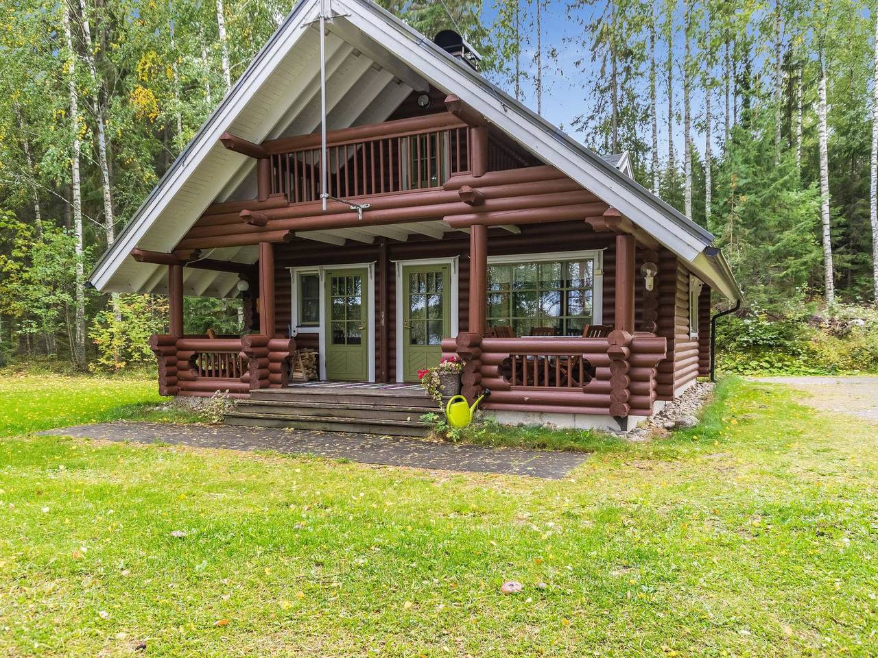 Vihreä mökki in Kesälahti, Südsavo