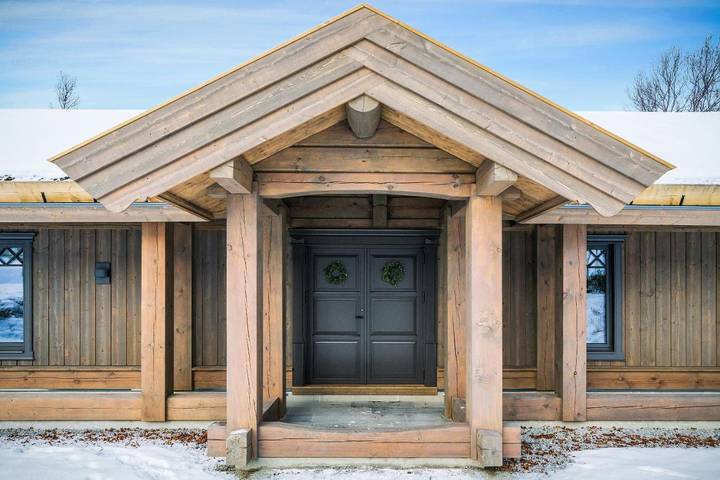 Gîte pour 12 personnes, avec vue ainsi que jardin et sauna à Geilo - 4