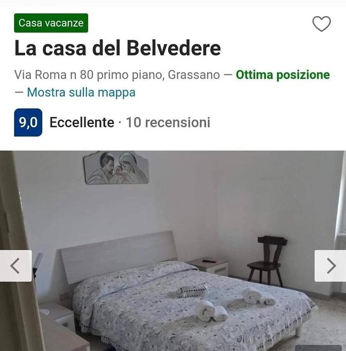 Location de vacances pour 3 personnes, avec terrasse, animaux acceptés à Grassano - 2
