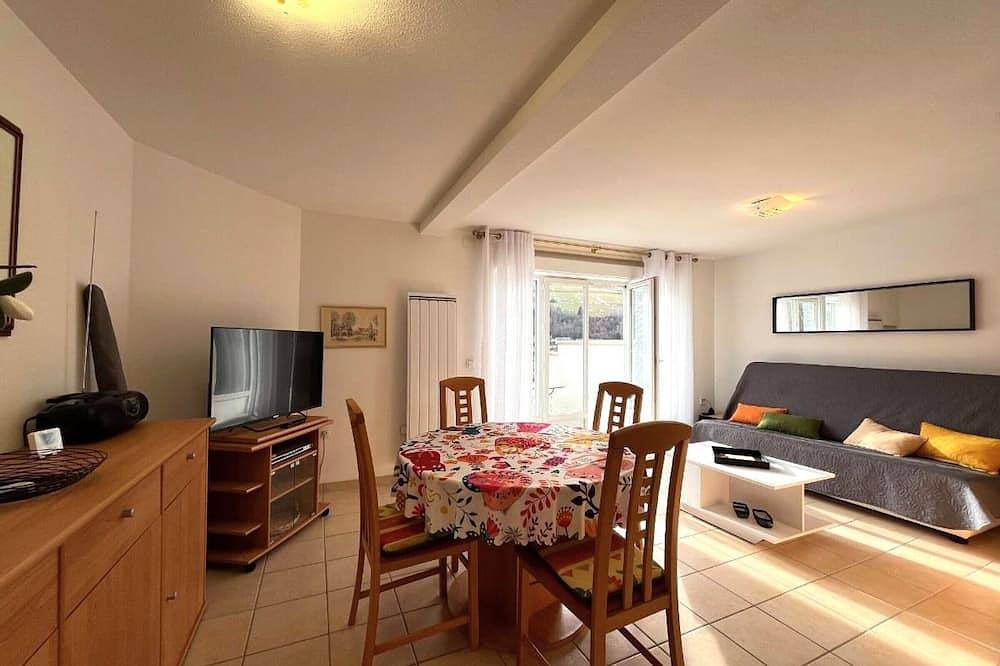 Entire apartment, Pleasant T2 in La Bourboule, South Terrace, Wifi, Parking in La Bourboule, Volcans d'Auvergne Regional Nature Park