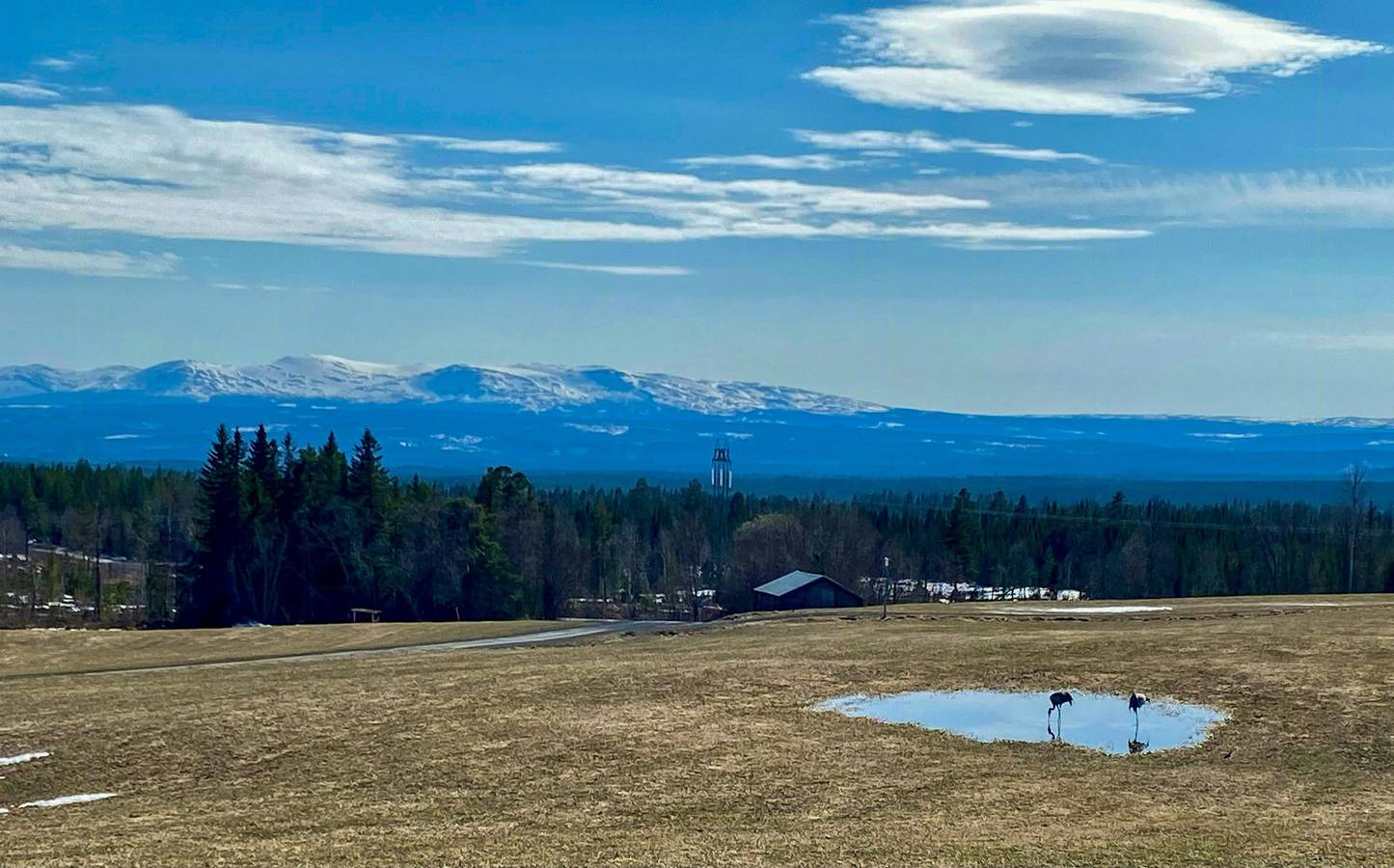 Ökohaus mit Bergblick in Högåsen bei Åre in Jämtland