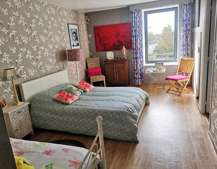Chambre d’hôte pour 3 personnes, avec terrasse ainsi que jardin et vue à Guidel - 4