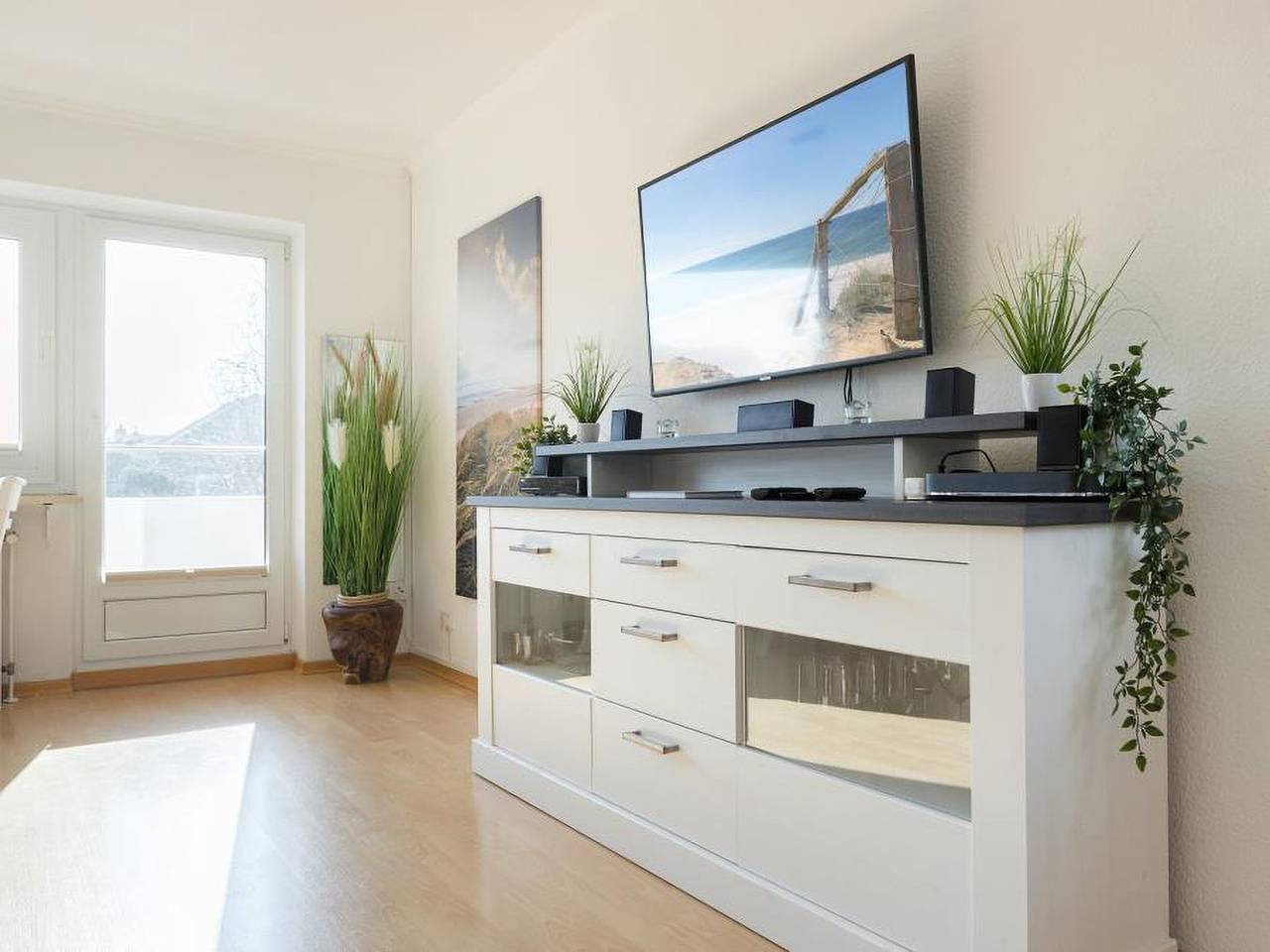 Ganze Wohnung, Moderne 2-Zimmer-Wohnung mit Südbalkon, Smart-Tv und Sauna in Westerland in Westerland, Sylt (Gemeinde)