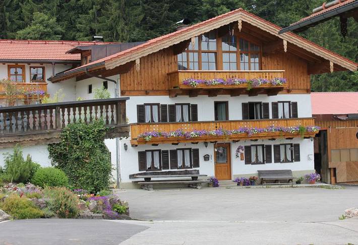 Ferienhaus für 3 Personen, mit Terrasse im Chiemgau