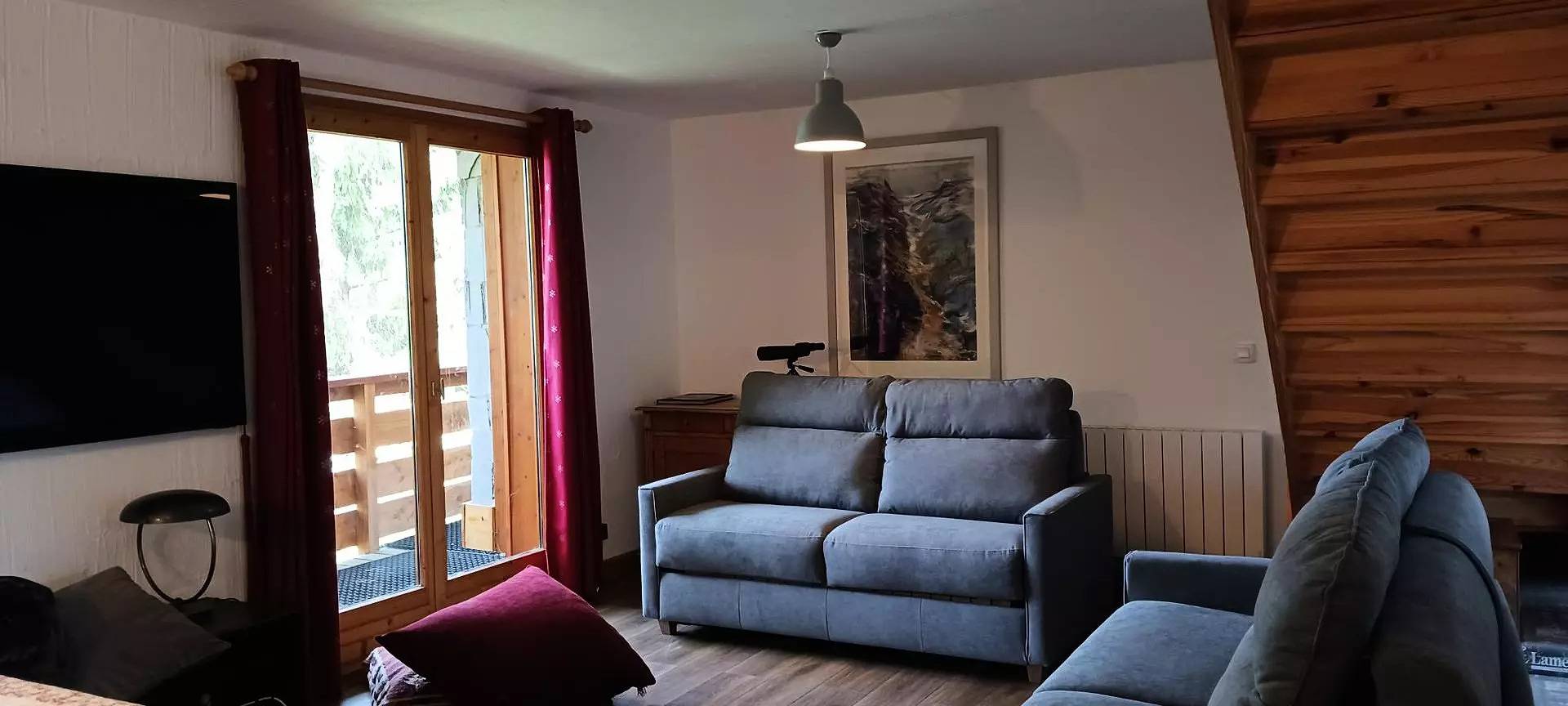 Confortable chalet dans un quartier calme avec une vue imprenable sur la vallée et le Mont Blanc in Landry, Parc National de la Vanoise