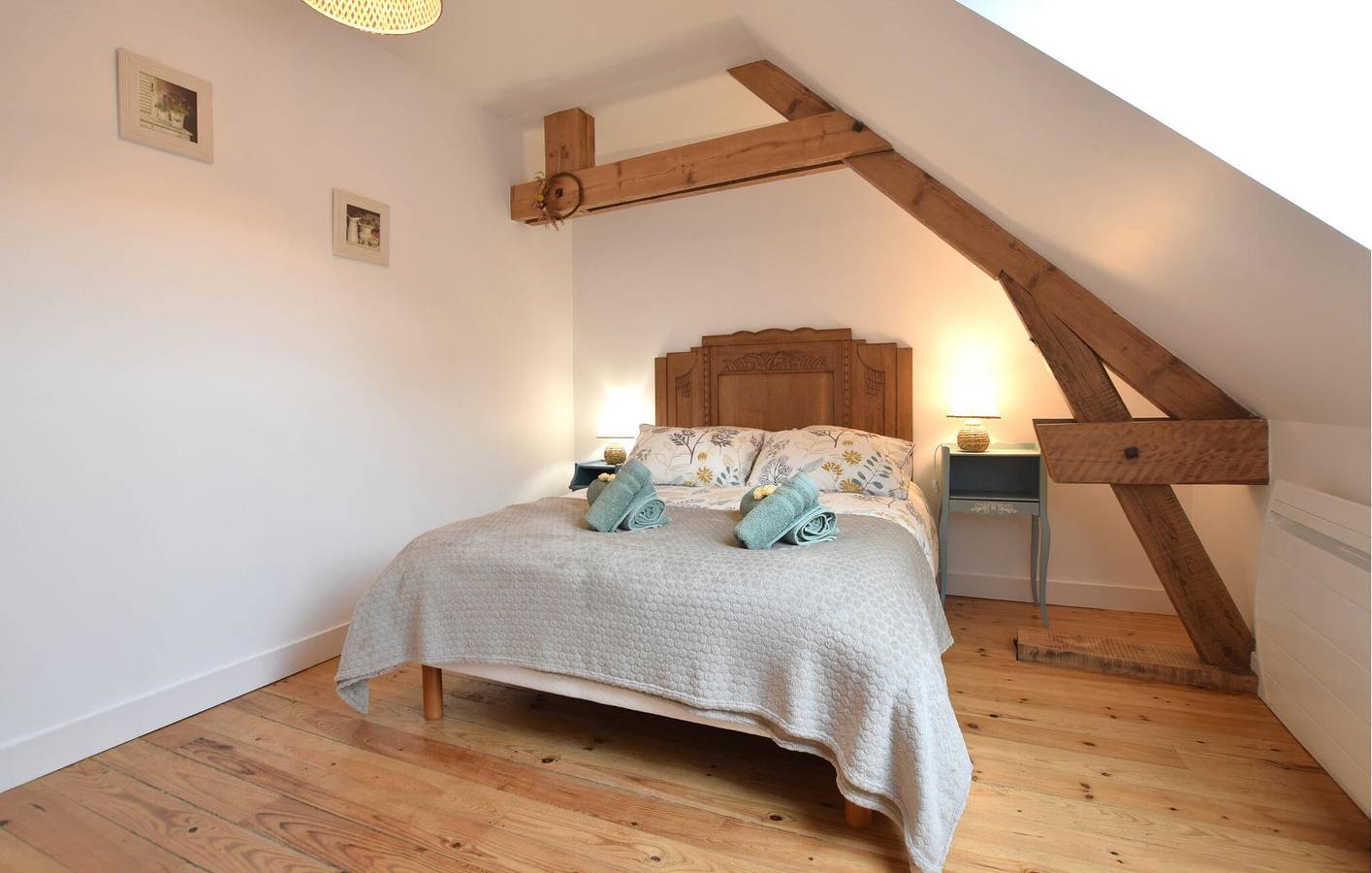 Gemütliche Wohnung mit Garten in der Nähe des Zentrums von Ravenoville in Saint-Marcouf, Cherbourg und Umgebung