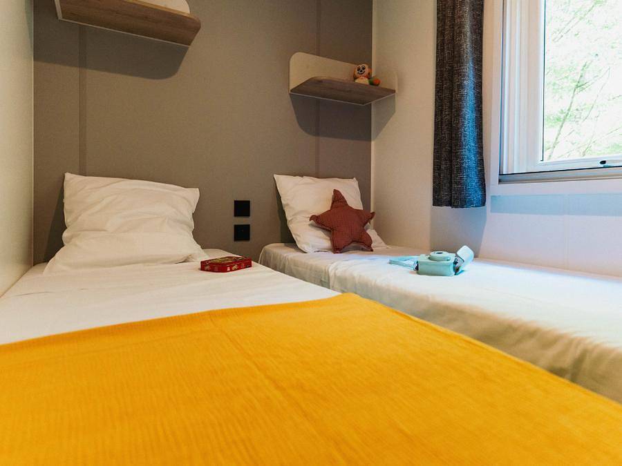 Camping Sunêlia la Baie de Saint Pol - Mobilhome 6 personas - Mobile home Prestige Plus vista mar - 3 habitaciones - 32m² - Francia in Saint-Pol-de-Léon, Ceinture Dorée