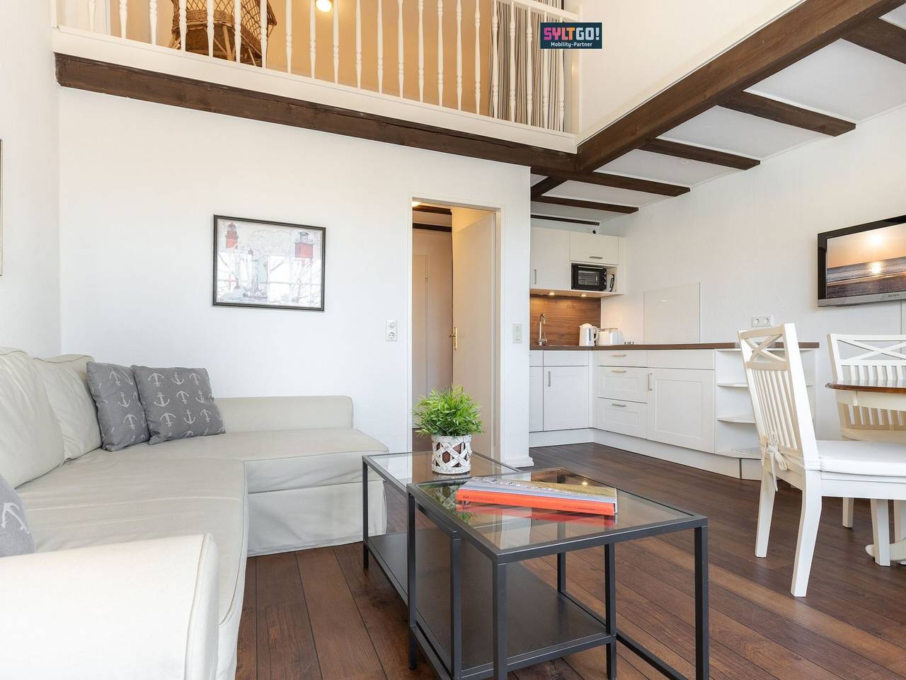 Ganze Ferienwohnung, Altstadtperle - 2-Zimmerwohnung App.16 Kirchenweg 39 in Westerland, Sylt (Gemeinde)