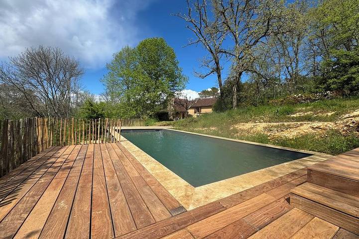 Location de vacances pour 8 personnes, avec terrasse et jardin, animaux acceptés à Campagnac-lès-Quercy