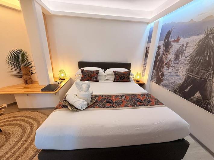 Gîte pour 2 personnes, avec jardin et piscine dans Faa'a - 4