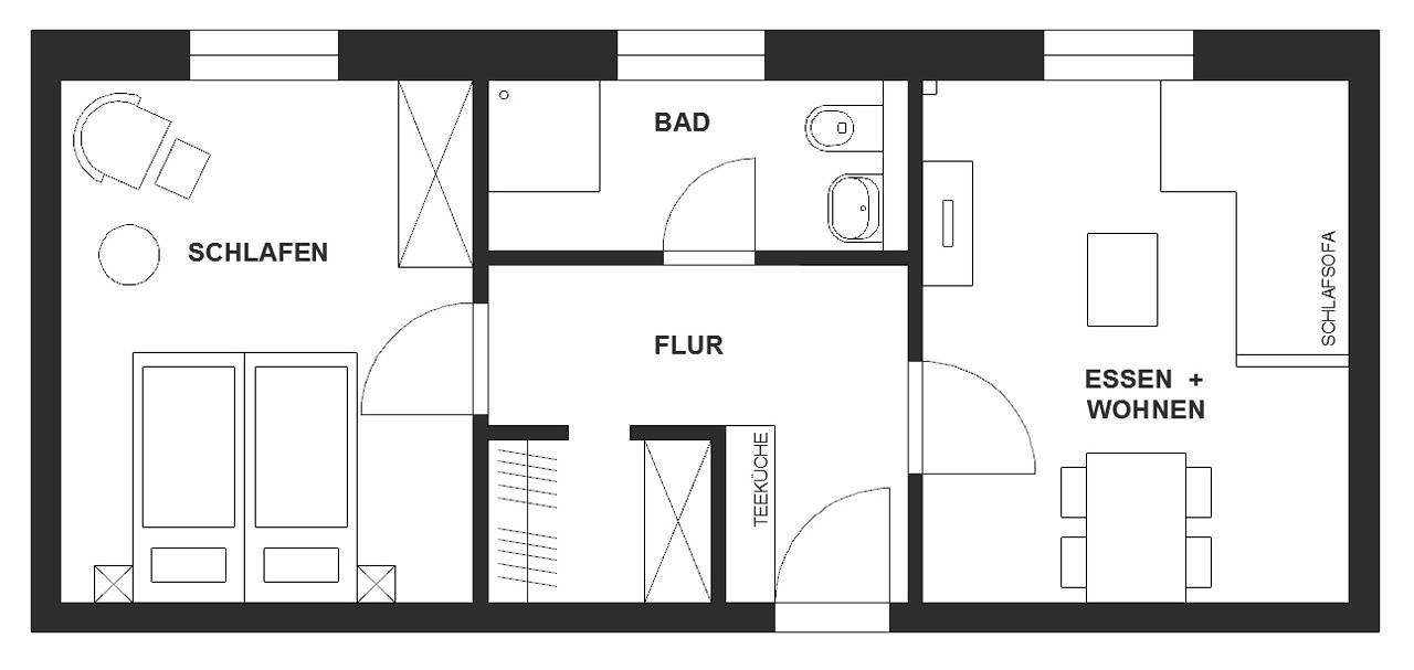 Ganze Ferienwohnung, Quaduxenbarg in Hornstorf, Neuburg
