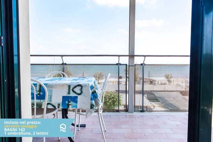 Appartamento per 6 persone, con balcone/terrazza in Senigallia