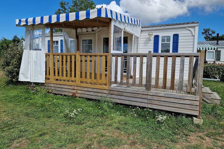 Camping pour 6 personnes, avec balcon, animaux acceptés en Ille-et-Vilaine
