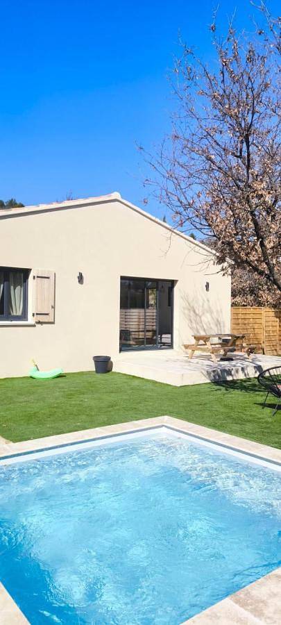 Maison de vacances pour 6 personnes, avec vue et jardin