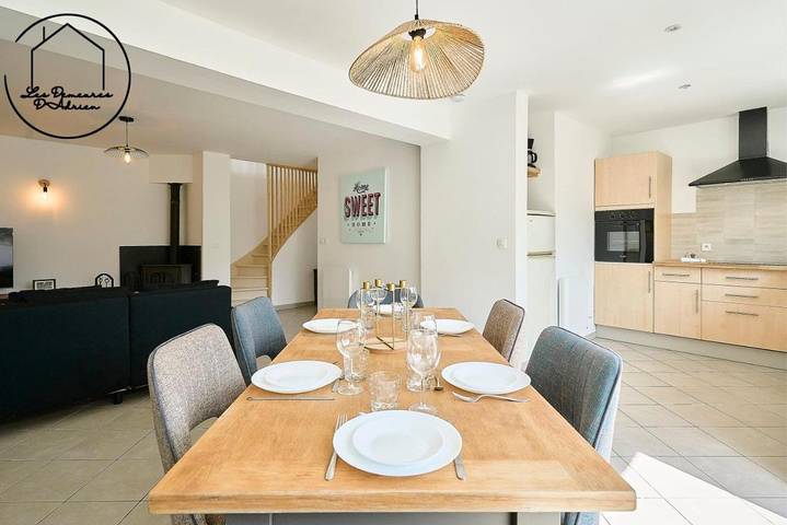 Gîte pour 6 personnes, avec Terrasse et Jardin à Wavrin