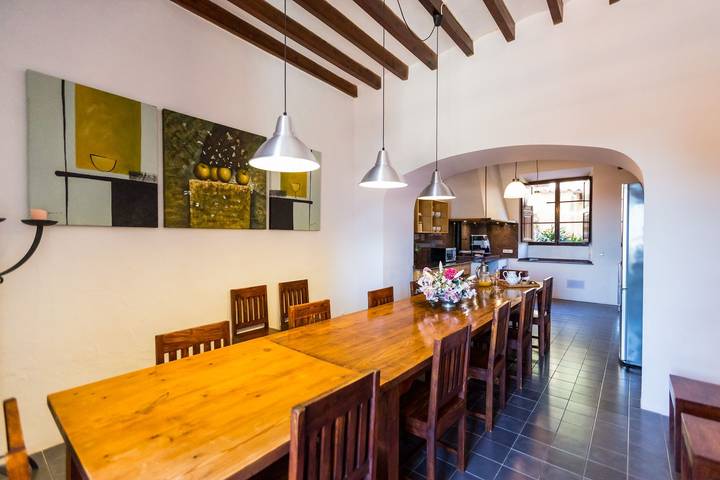 Finca für 16 Personen, mit Pool und Ausblick sowie Terrasse und Garten in Bunyola - 4