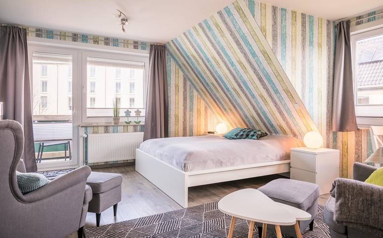 Ferienwohnung für 2 Personen, mit Balkon - 1