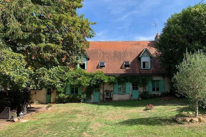 Maison de vacances pour 10 personnes, avec jardin dans la Sarthe