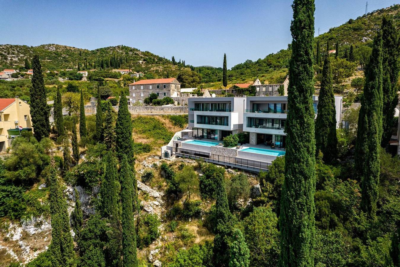 Luxury Villa Dubrovnik Voyage with Heated Pool in Orasac, Grad Dubrovnik
