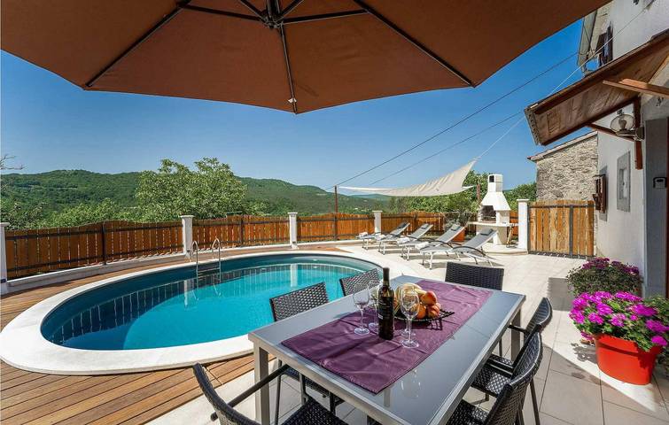 Location de vacances pour 4 personnes, avec terrasse, animaux acceptés à Buzet - 4