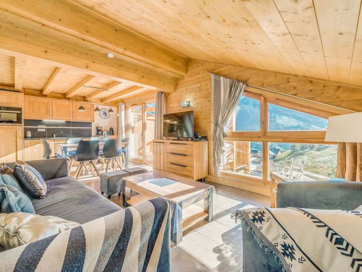 Location de vacances pour 6 personnes, avec Balcon à Champagny-en-Vanoise