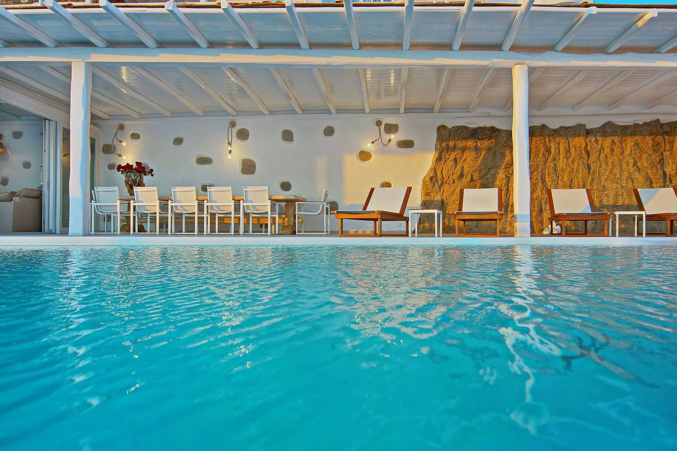 Exquisite Mykonos Villa | Villa Golden Sun 8 Bedroom | Panoramic Sea View in Faros Armenistis, Mykonos