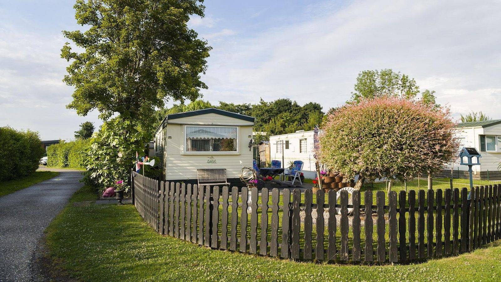 Vakantie Zeeland — Vz1109 Stacaravan in Wemeldinge in Niederländische Nordsee