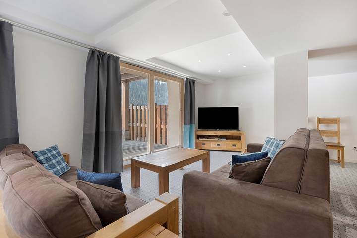 Location de vacances pour 10 personnes, avec balcon ainsi que jacuzzi et sauna à Peisey-Nancroix