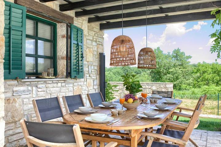 Villa pour 8 personnes, avec jardin ainsi que piscine et terrasse à Barat - 4