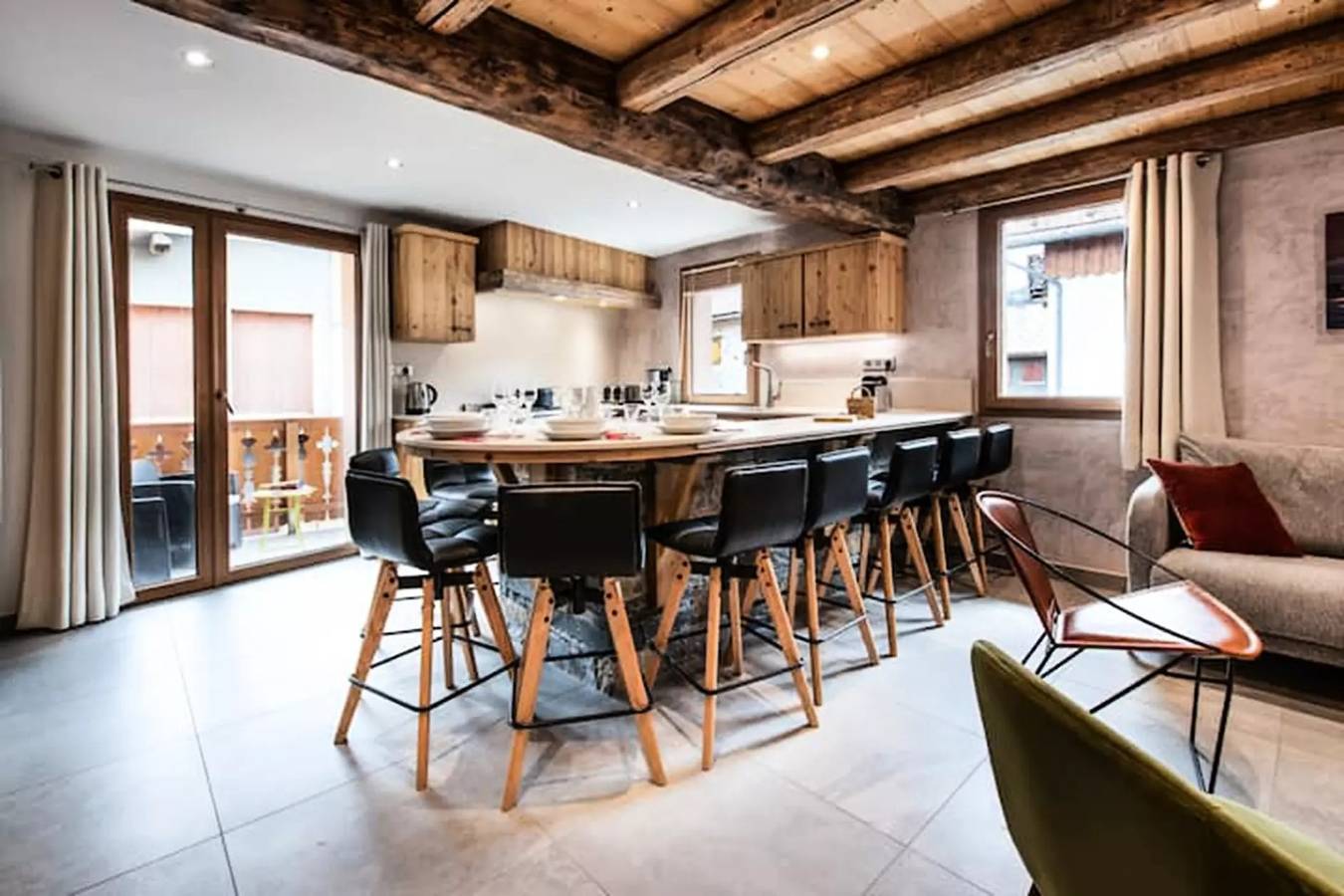Superbe chalet 12 pers situé à Longefoy in Aime-la-Plagne, Savoie