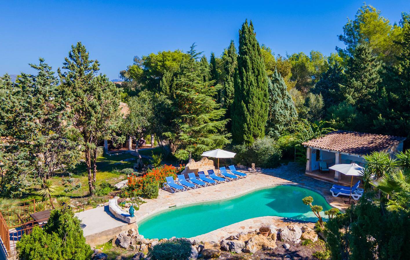 Gemütliche Wohnung mit Terrasse, Küche, Pool und Internet in Alcúdia, Mallorca Norden