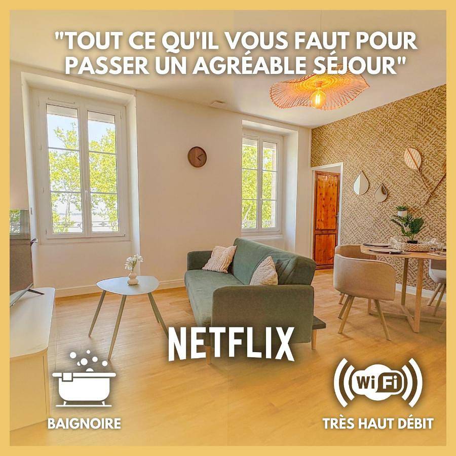 Appartement entier, Pauillac côté confort 2pièces face à la Gironde in Pauillac, Parc naturel régional du Médoc