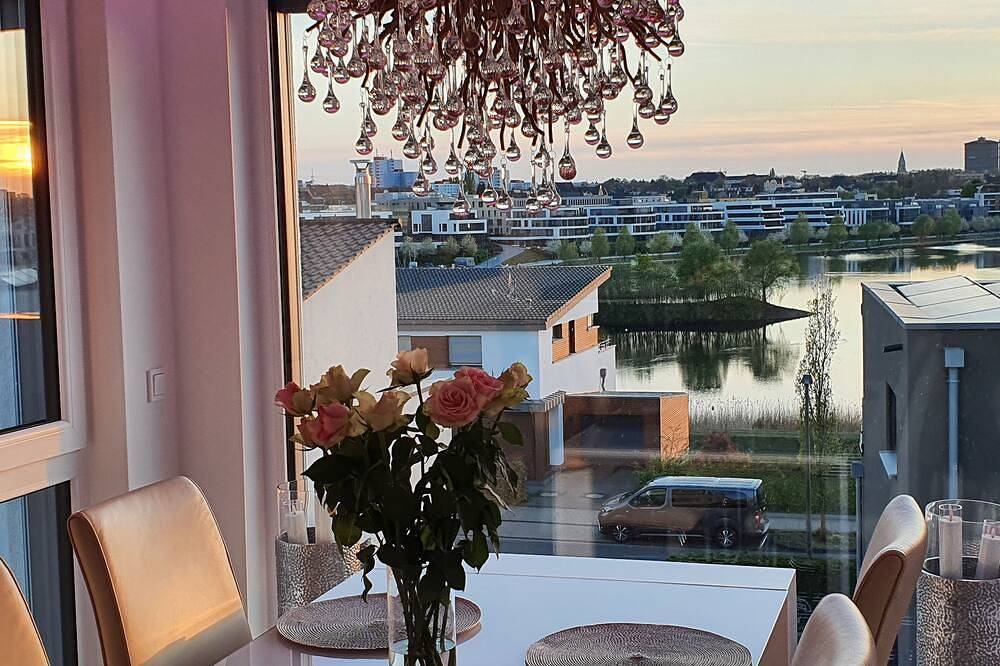 Appartamento intero, Private accommodation with roof terrace on Lake Phoenix in Dortmund, Ruhrgebiet